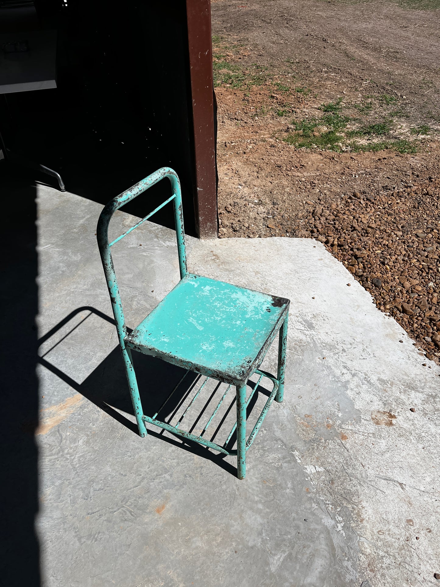 Metal chairs
