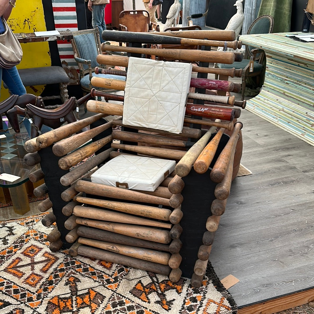 Baseball bat club chairs – Mudlark