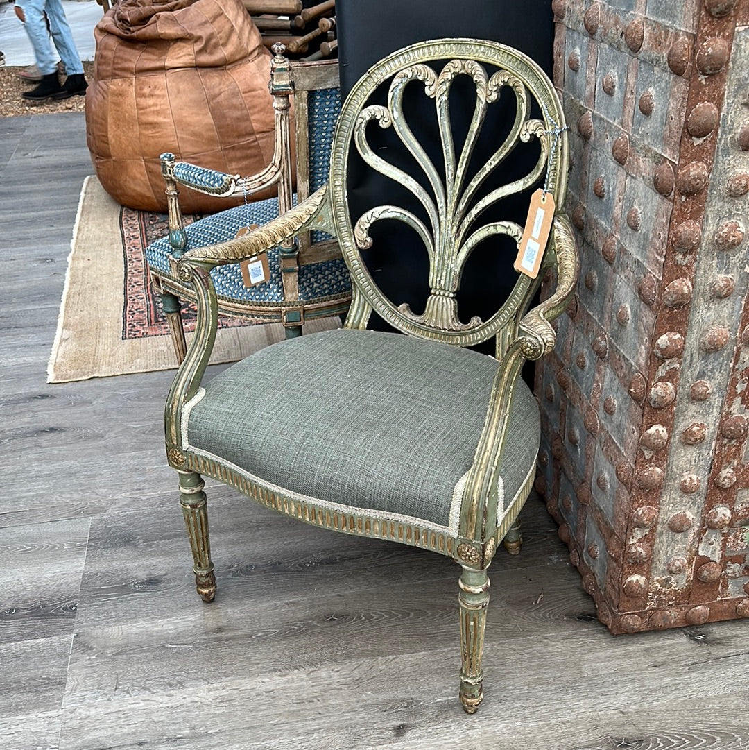 Green Antique chair