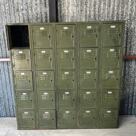 Steel lockers