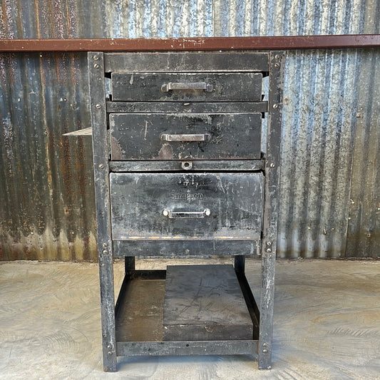 Heavy steel storage cabinet