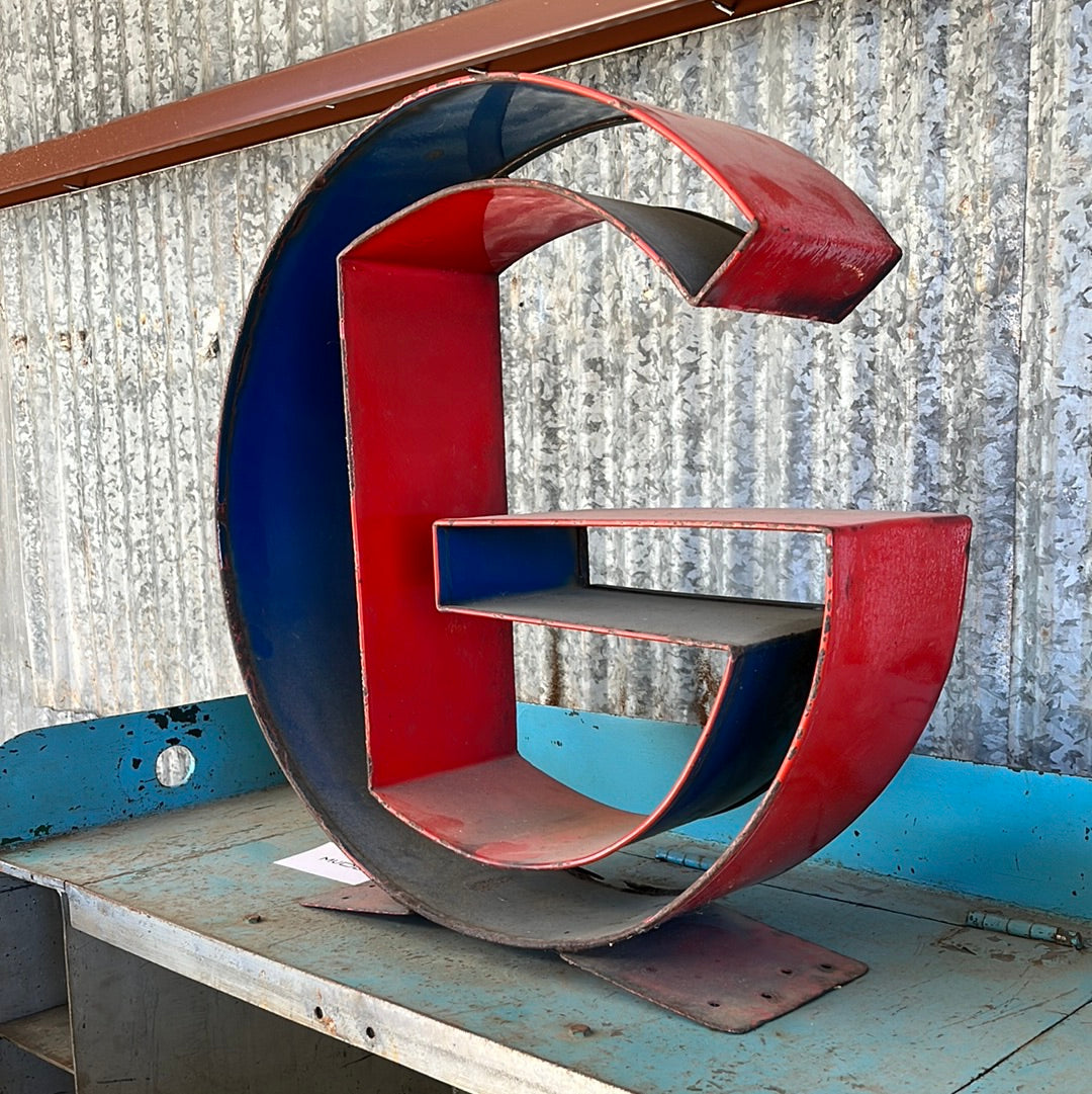 Steel letter “G”