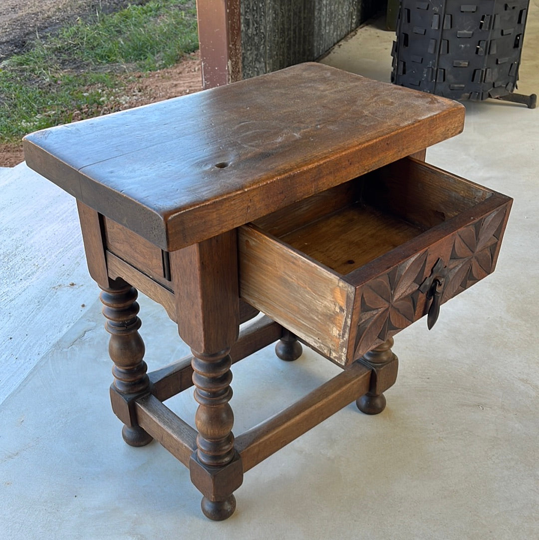 Wooden side table