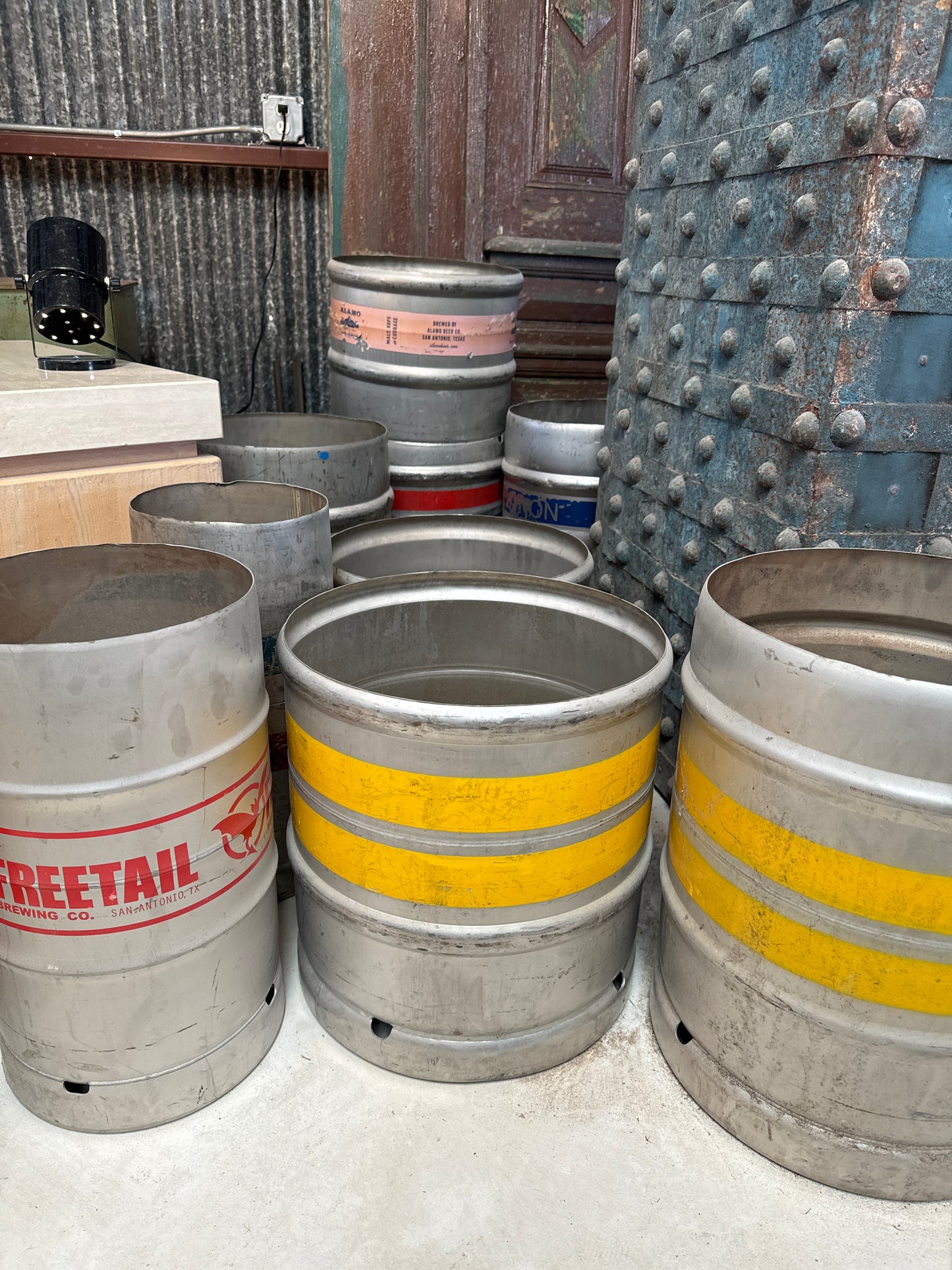 Beer Keg Planters - small