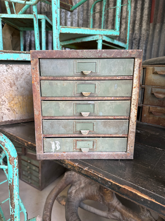 Small 5 drawer storage bin