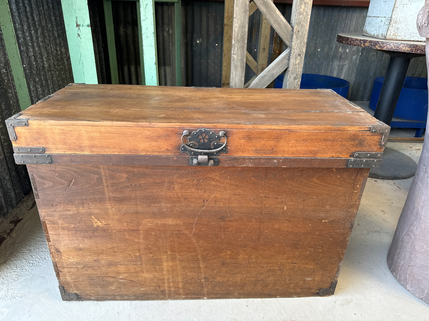 Wooden chest