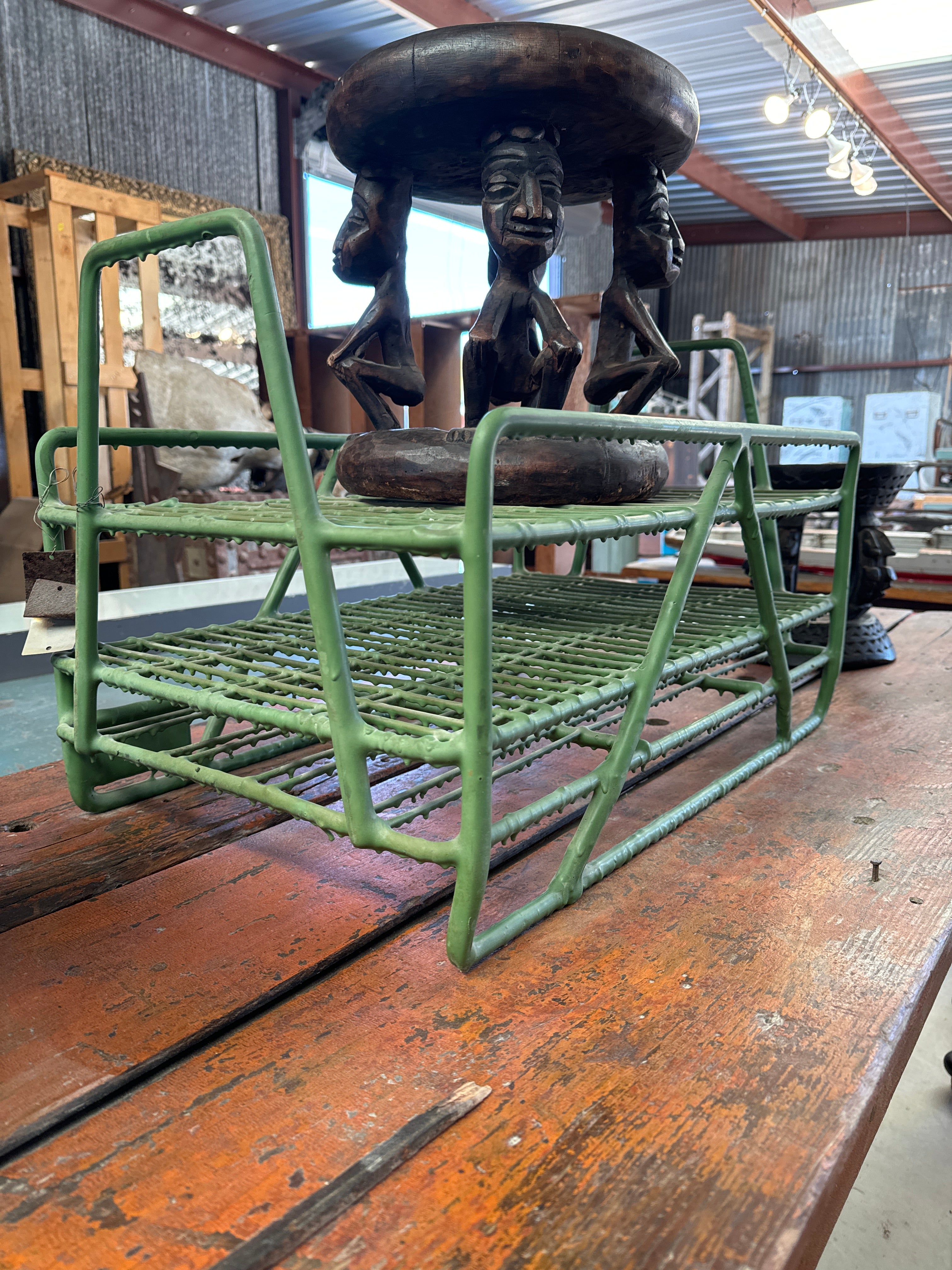 Green wire rack – Mudlark